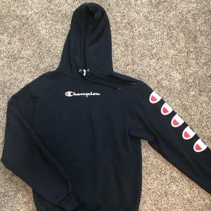 CHAMPION navy blue sweatshirt!